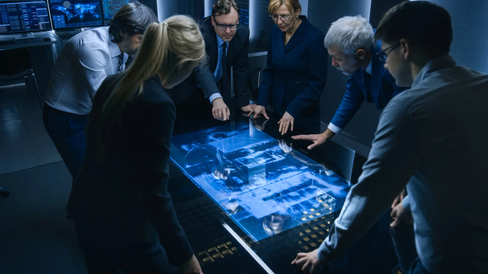Group interacting around a touchscreen table for collaborative content exploration and experiential engagement