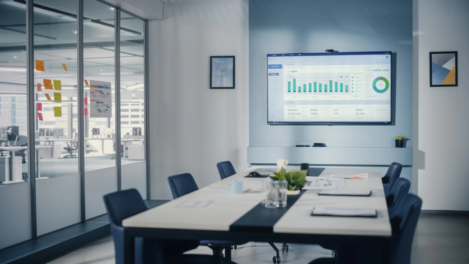 4K display used for product launch visuals and premium branded event content