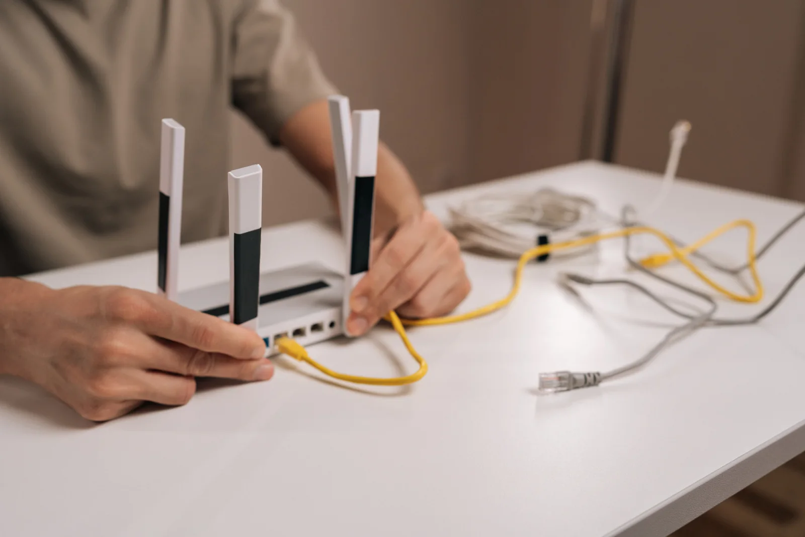 Temporary wireless networking equipment supporting Samsung Galaxy rentals at an event, training room, or short term deployment