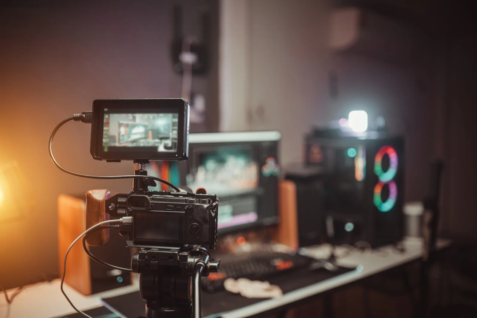 High performance desktop rental setup for graphics production, rendering, and simulation workloads
