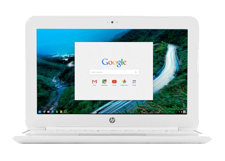 A Google Chromebook featuring the ChromeOS