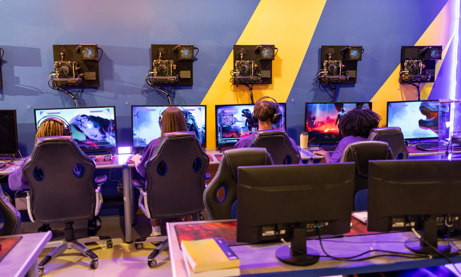 Competitive MSI powered station setup for esports tournaments with matching gaming hardware and consistent performance