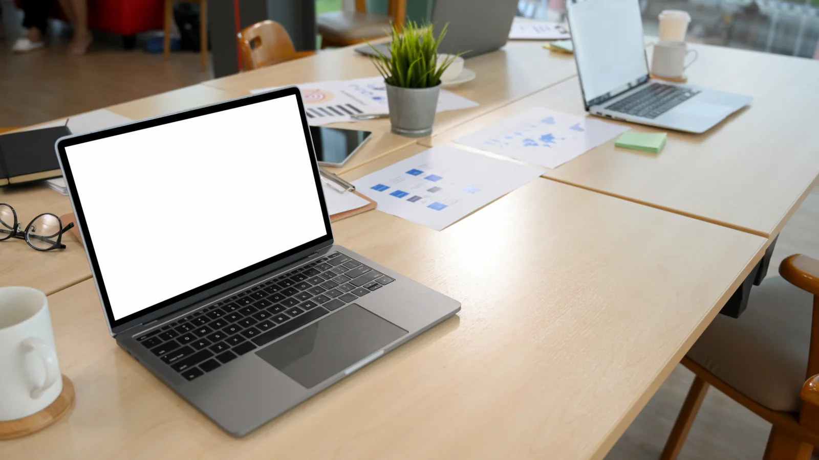 Pre-staged spare laptops and validated software configurations prepared for day-one stability and rapid device replacement