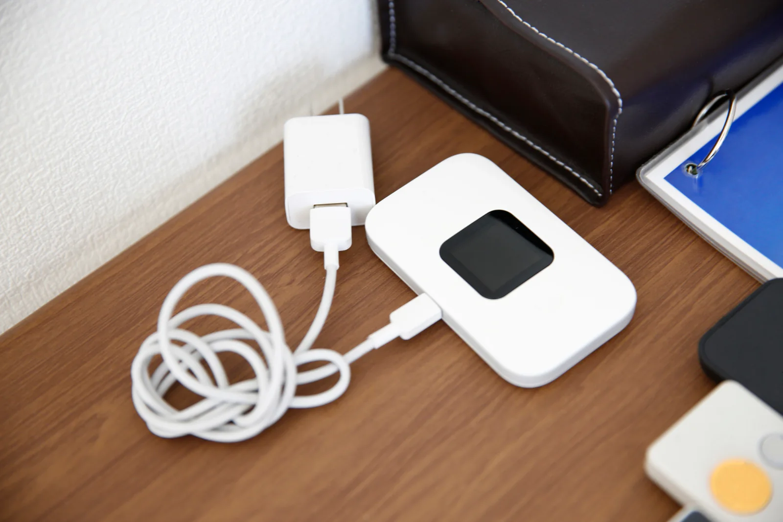 Complete Verizon MiFi rental kit with hotspots power strips cables and documentation packed for event deployment