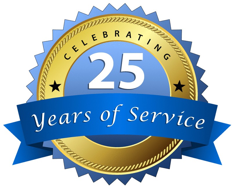 25 Years Of Service Monday Morning Report