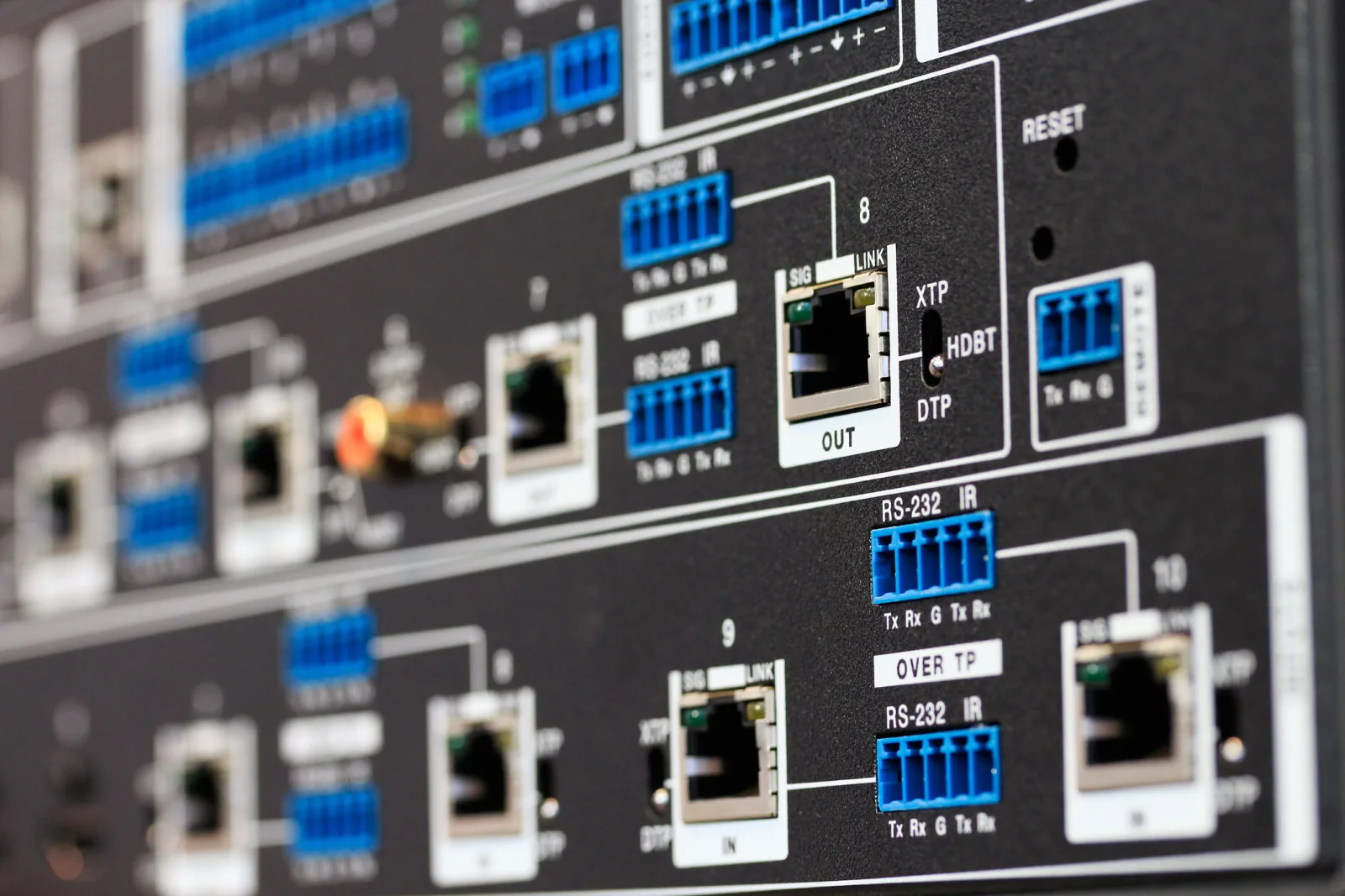 Video wall processor feeding multiple displays in a command center or event video wall environment