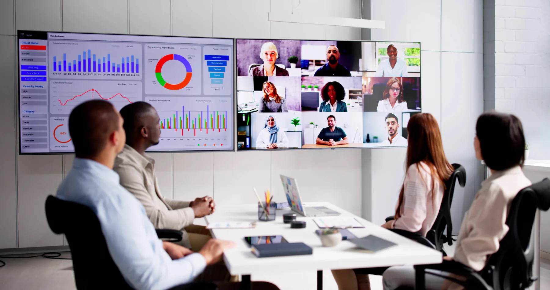 Hosted phone and unified communications setup for a temporary office