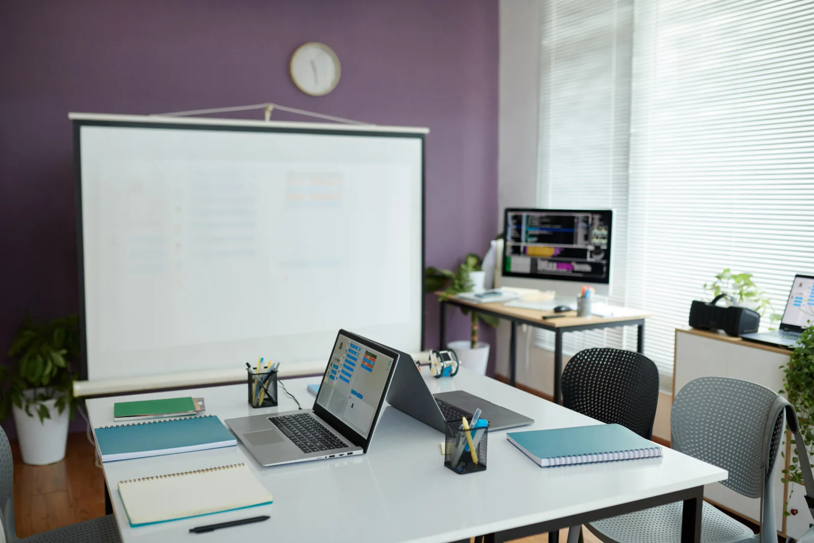 Conference and event rental deployment with registration devices, displays, and attendee-facing technology
